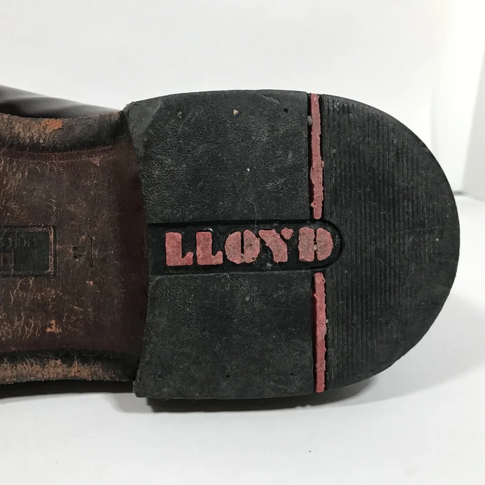 Lloyd Lodz Mens US 11 Brown Leather Oxford Dress Shoes‎ Lace Up Made in Germany